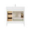 Meuble-lavabo de salle de bain en bois 36 pouces avec alimentation US - blanc-1125016251