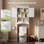 Armoire de rangement au-dessus de la toilette-99953811