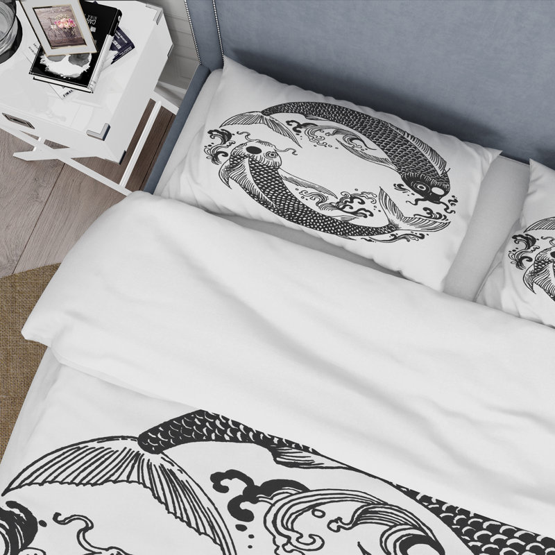 Ensemble de housse de couette nautique en polyester chinois, Housse de couette pour très grand lit et 2 très