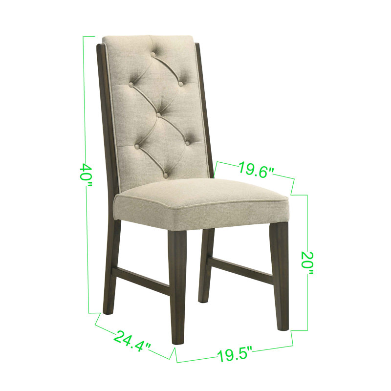 Table de salle à manger rectangulaire extensible avec base à tréteaux / piédestal et chaises capitonnées à boutons, idéale pour les salles à manger contemporaines