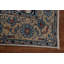 Tapis beige / ivoire / bleu en laine noué à la main de conception unique 9 pi x 11 pi 9 po