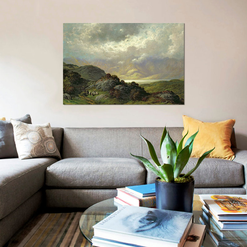 « gaélique landscape », impression sur toile, H 8 po x l 12 po x P 0,75 po