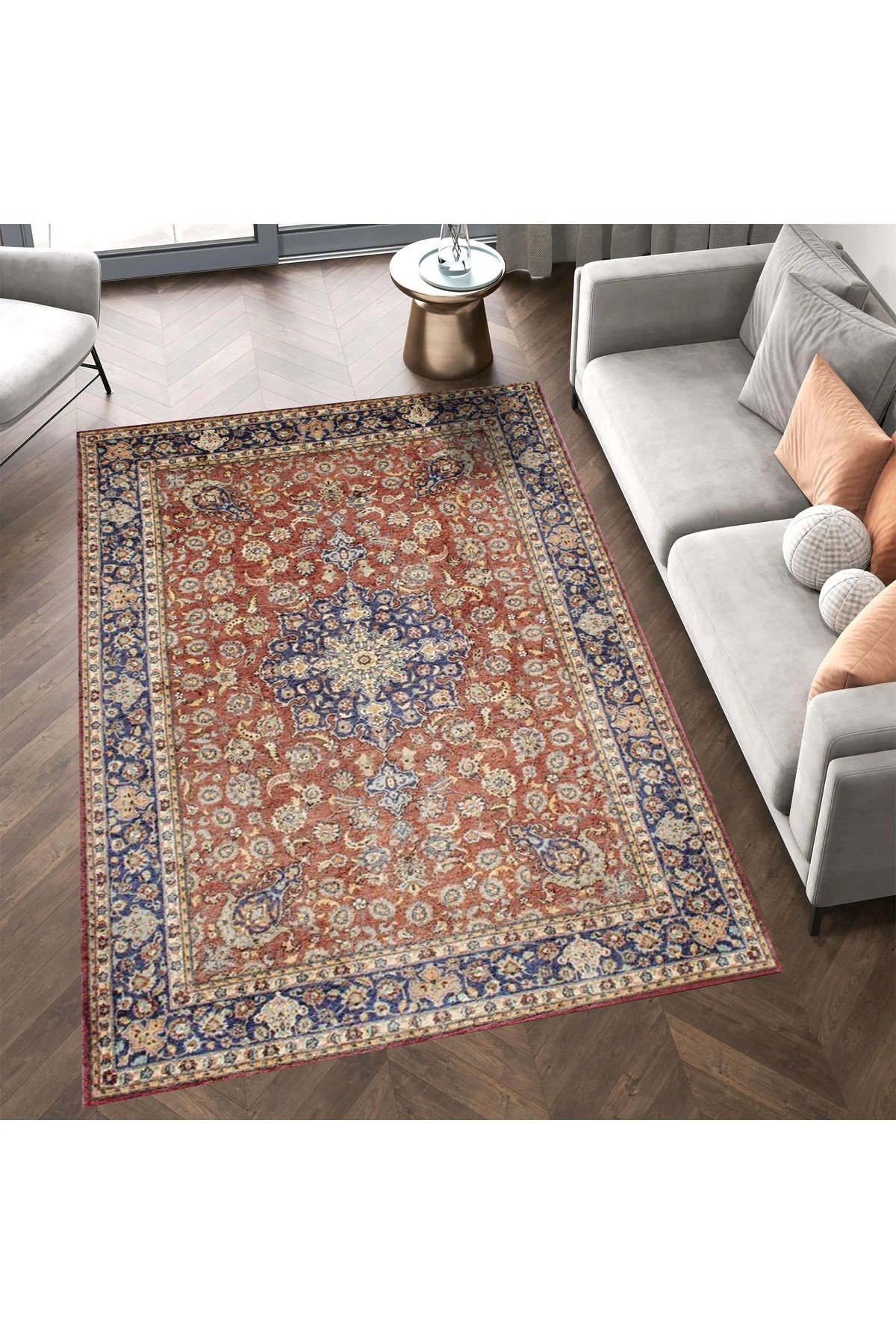 Multi Rug Look Bloomsbury Market Distressed Look Multi Color Pattern Woven Base Modern ...