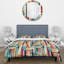 Modern Bold Stripes Pattern I - Ensemble de housse de couette à rayures-994043778