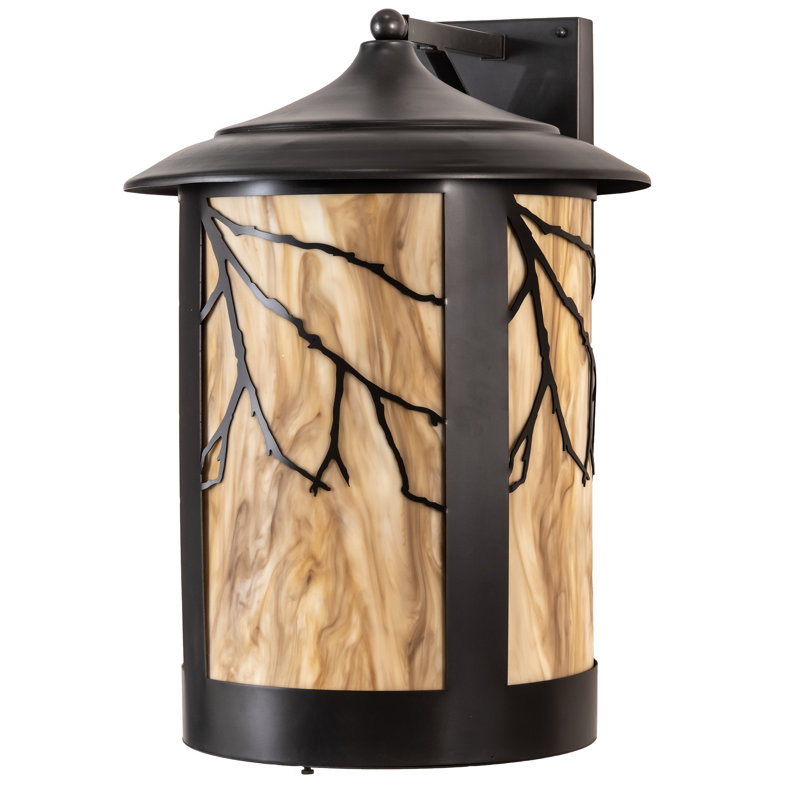 Rustic Lodge Armed Sconce