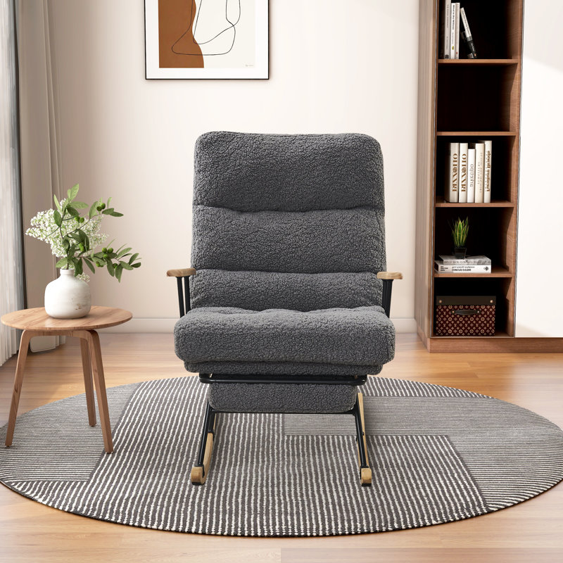 Chaise berçante Koamalu, Gris