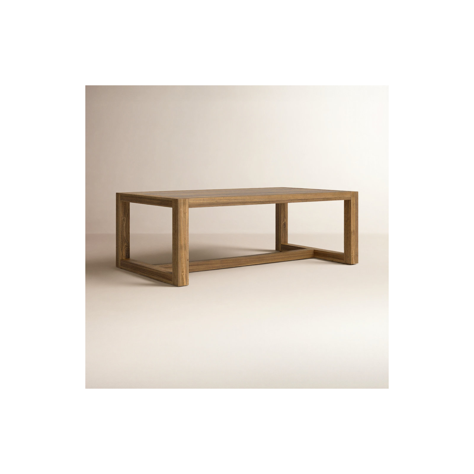 Modica Solid Wood Coffee Table, Honey Brown