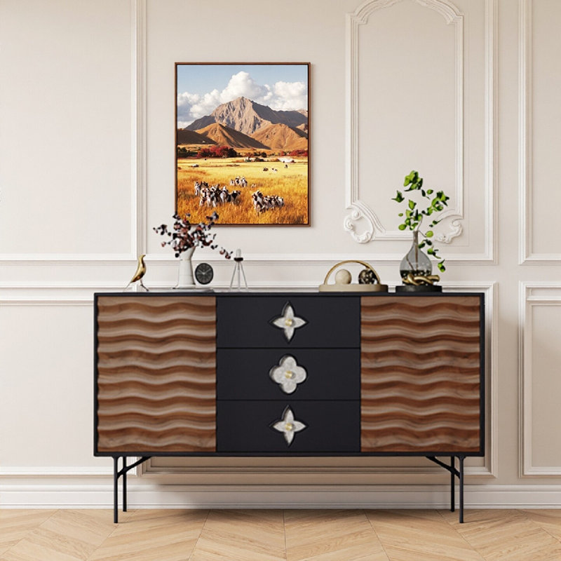 Light Luxury Creative Home Display Case, 33.46" H x 55.12" W x 15.75" D