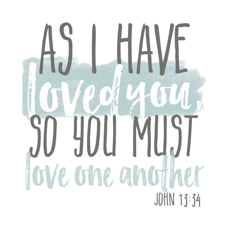 Love One Another 5 - Wrapped Canvas Print, 122cm H x 122cm W x 3.8cm D
