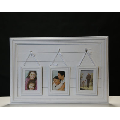 Pam White Wood Picture Frame