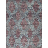 Très Jolie Hand Knotted Wool Area Rug