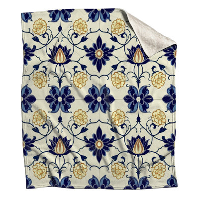 Couvertures à motif floral