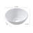 APRESSHUI 13'' Ceramic Circular Bathroom Sink