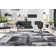 Alban Abstract Shag Charcoal Area Rug