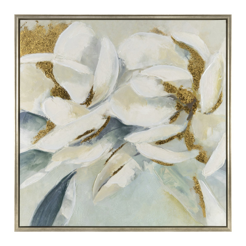 Toile ornée encadrée «Magnolia Delight» par Art Brand Studios