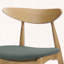 Ensemble de chaises de salle à manger rétro en bois d'hévéa avec dossier ergonomique, ensemble de 2-1915021158-1915021177