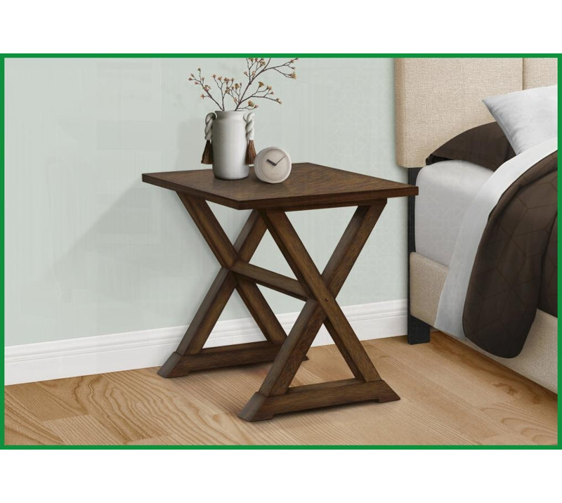 Transitional Brown Veneer Coffee Table for Living Room/Bedroom, Space-Saving &amp; Easy to Assemble