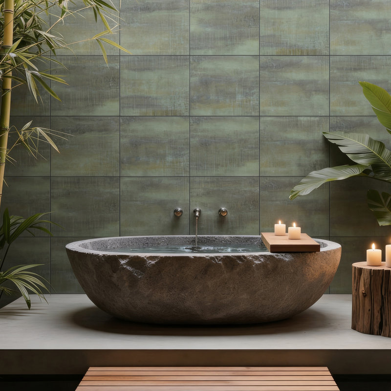 Fusione Reggia 23-1/2 in. x 23-1/2 in. Porcelain Floor and Wall Tile