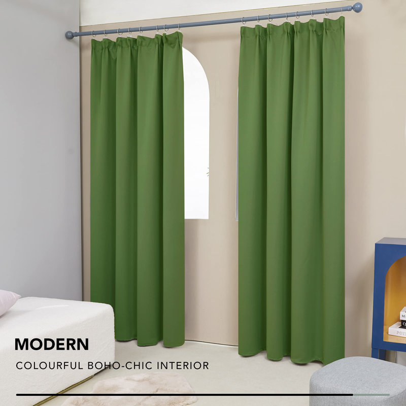 Profeta Blackout Curtain Pair, 55cm Width x 220cm Drop