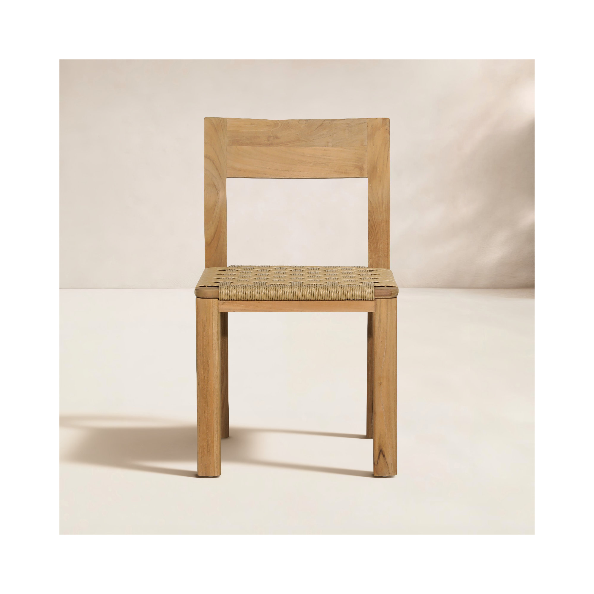 Tesni Outdoor Armless Dining Chair NaNa