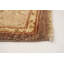 Tapis de bois one-of-kind à la main-noué la 2010 chobi brun 4 pi x 6 pi 1 po Afira