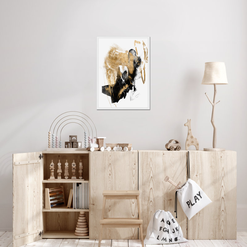 Splash I by Jennifer Goldberger - Print, 80cm H x 55cm W, White Framed Paper Print
