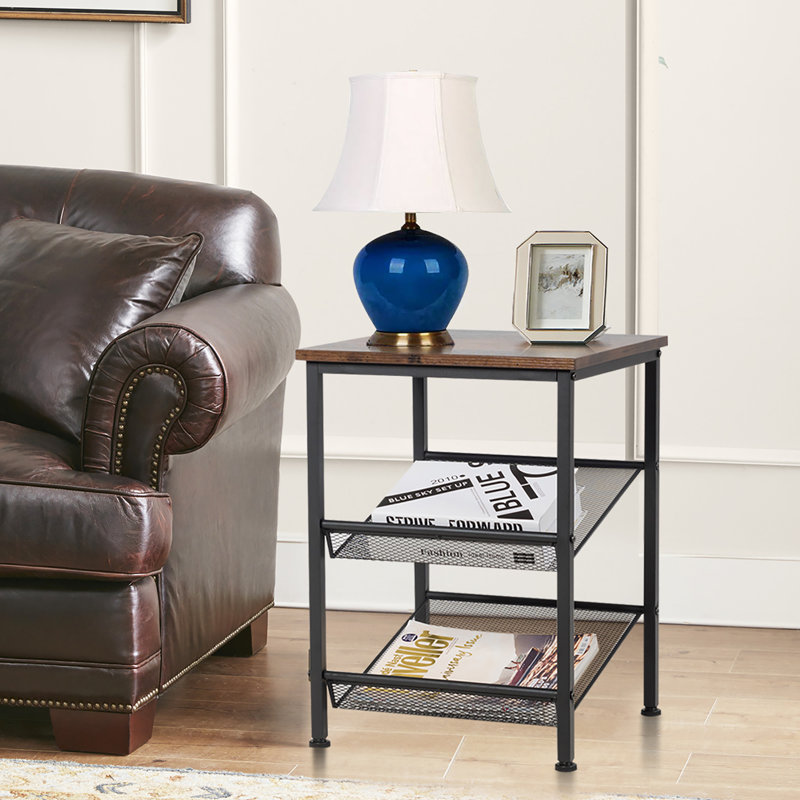Ensemble de table de bout avec rangement