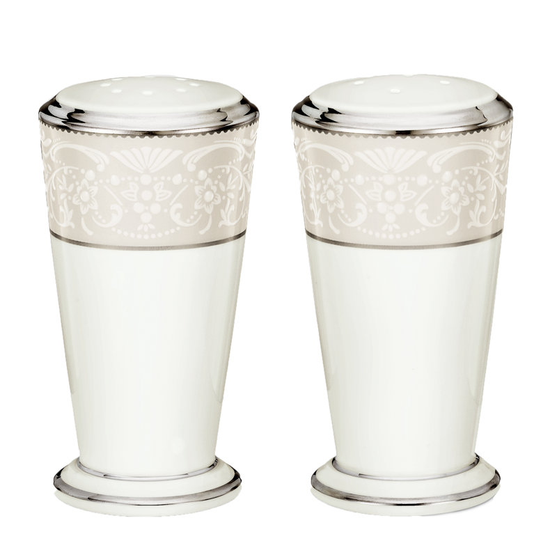 Noritake Silver Palace 3 1/2" Salt & Pepper Shaker Set