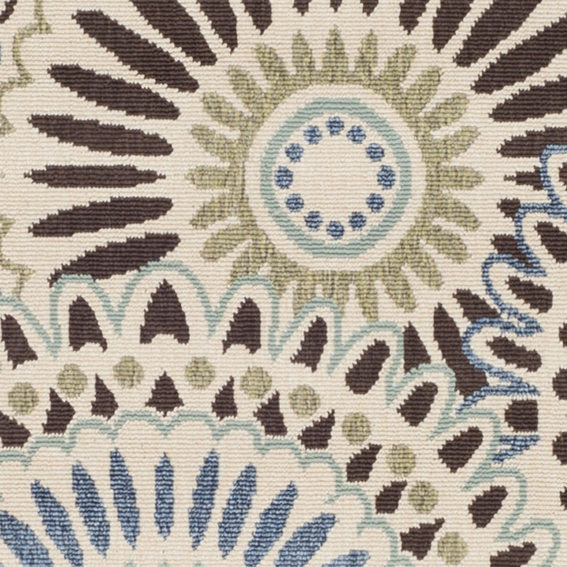 Centeno Performance Geometric Indoor/Outdoor Area Rug, Round 6'7"