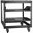 9U 4 Post Open Frame Server Rack Adjustable Depth 23'' - 40'' Network Enclosure High Weight Support Top Shelf And For All Storage Options Requirements