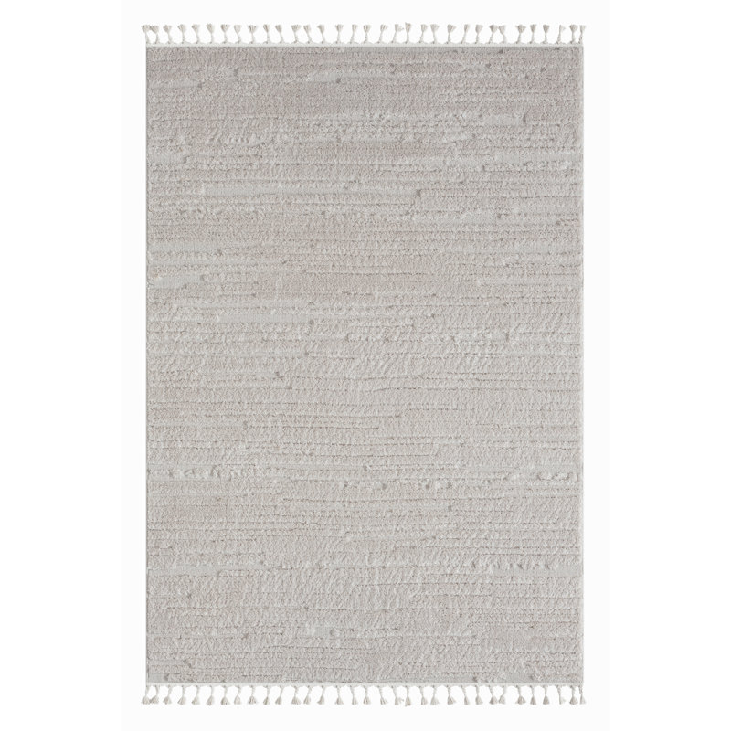 Amara white Rug, Rectangular 160 x 230cm