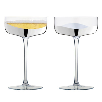 Wave Champagne Coupes