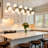 15-light Linear Kitchen Island Chandelier-16440058