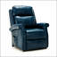 Le fauteuil Landis Landis de couleur bleu marine traditionnel est parfait pour le confort et l'élégance avec une texture lisse et une mobilité accrue.-121040846
