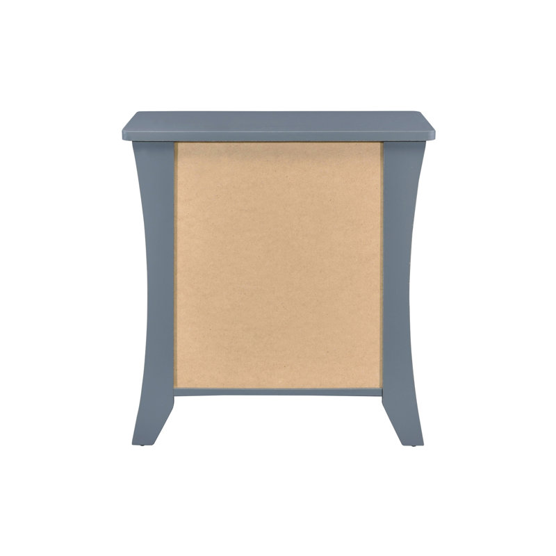 Gray Finish Accent Table