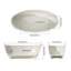 Baignoire autoportante 67 "à surface solide en pierre profonde beige-134059154