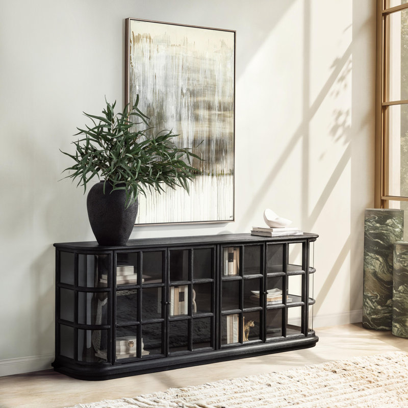 Carson Elm Wood Sideboard Buffet