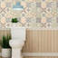96.77cm W x 96.77cm L PVC Peel and Stick Mosaic Tile-596922372