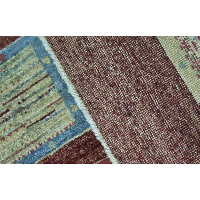 Pakistan Gabeh Wool Patchwork Area Rug