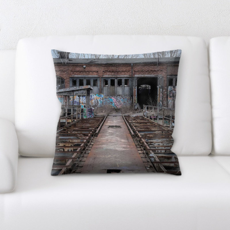 Microsuede Reversible Throw Pillow