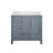 Bath Vanity with Right Offset and White Quartz Top-2106837195