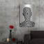 Ivy Bronx «Striped Man» par Andreas Magnusson, art mural en métal-595159398