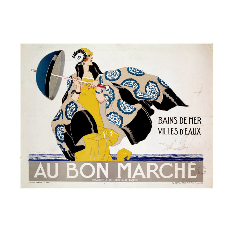 «Rene Vincent», affiche pour grands magasins, H 24 po x l 32 po