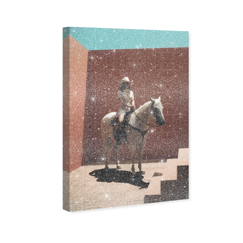 Cowgirl Surreal II Print by Oliver Gal, 10"H x 15"W, Gallery Wrapped