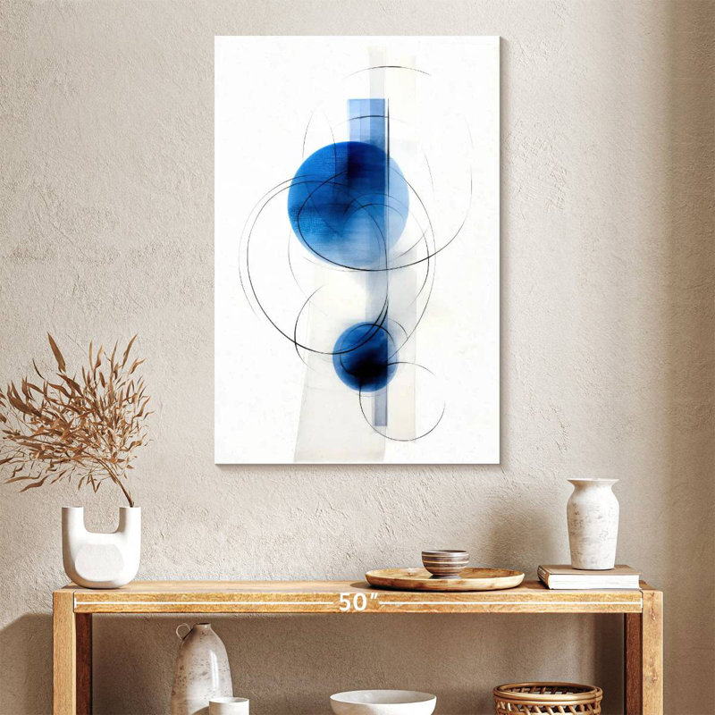 Avery Blue Naval I, 24" H x 16" W