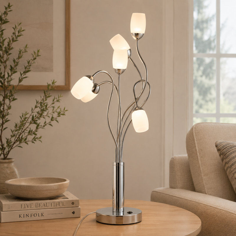 6 - Light 22.05" Novelty LED Table Lamp