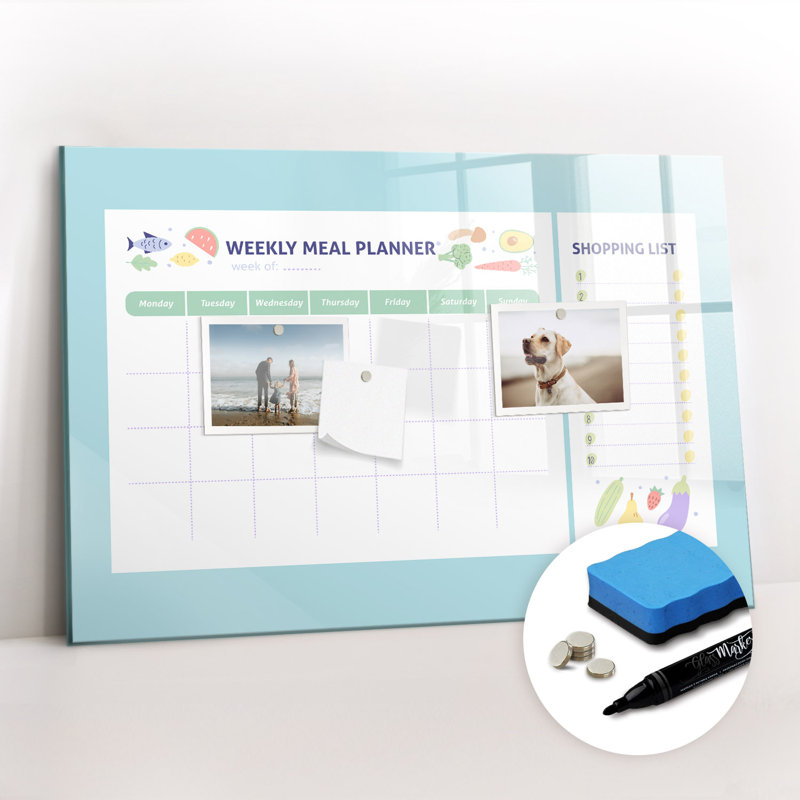 Magnetic Glass Dry Erase Board