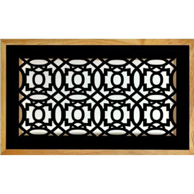 Registre magnétique en métal. Ouverture de conduit 4 x 10 (7 x 13 au total) - Conception marocaine