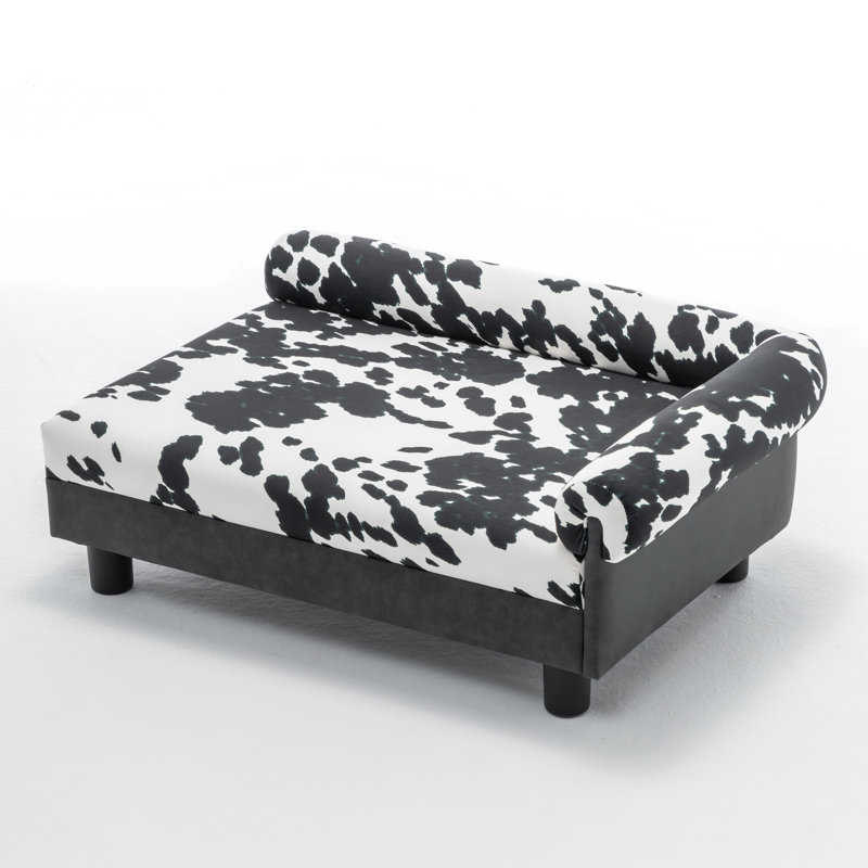 Lit pour chien Malcolm Elegant Rectangle, Cow