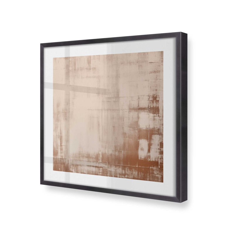 Copperplate Chronicles v2, impression, H 12 po x l 12 po x P 1,25 po, Cadre photo en zinc patiné